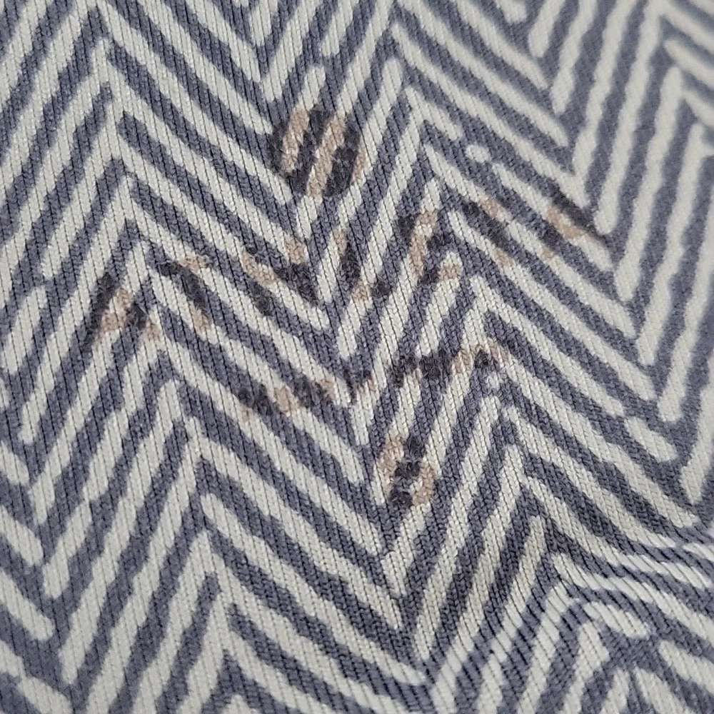 Athleta High Rise Chevron Herringbone Ankle Leggings Blue Grey Small - Picture 7 of 9